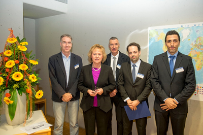 Leo Schörghuber Preis 2015 for Dr. Hatem Abushammala Leo Schörghuber Preis 2015 for Dr. Hatem Abushammala