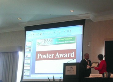 Poster Award at ISBBB in Guelph (Canada)